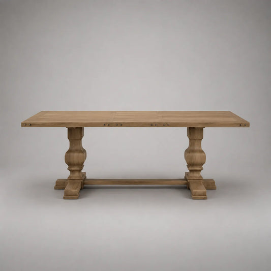 Holz Esstisch Eiche Rechteckig 200x100x78 cm Natur