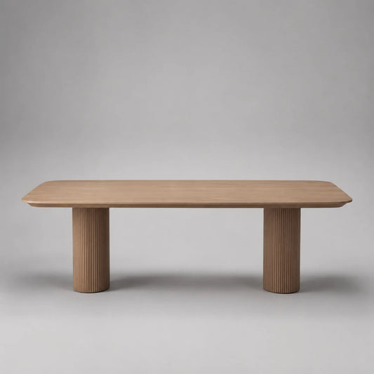 Rechteckiger Esstisch Holz 200x100x75cm