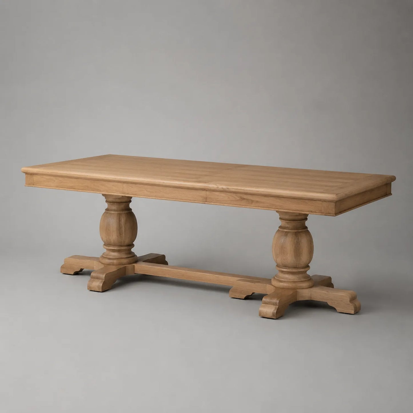 Rechteckiger Esstisch aus Eichenholz 200x90x75 cm