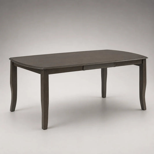 Esstisch rechteckig Eichenholz Dunkelbraun 180x90x75cm